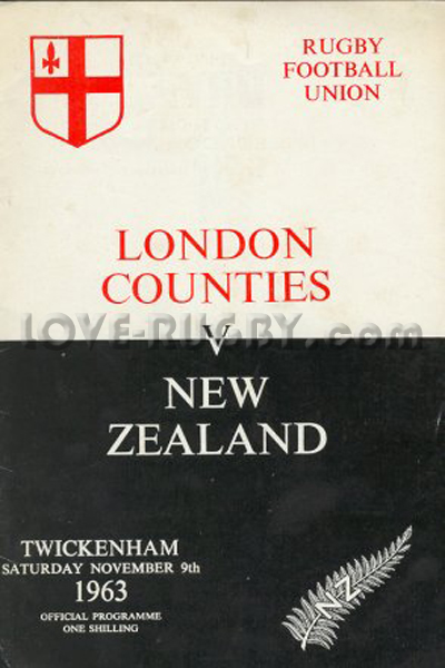 London Counties New Zealand 1963 memorabilia